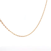 14k Rose Gold 6.7 gram Rope Chain 18'inch